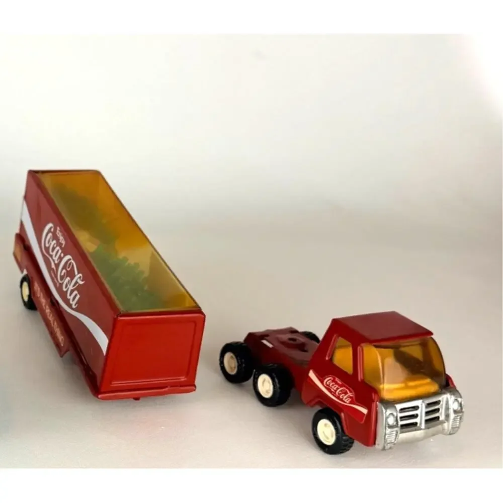 Vintage Buddy L Coca Cola Delivery Truck‎ Pressed Steel